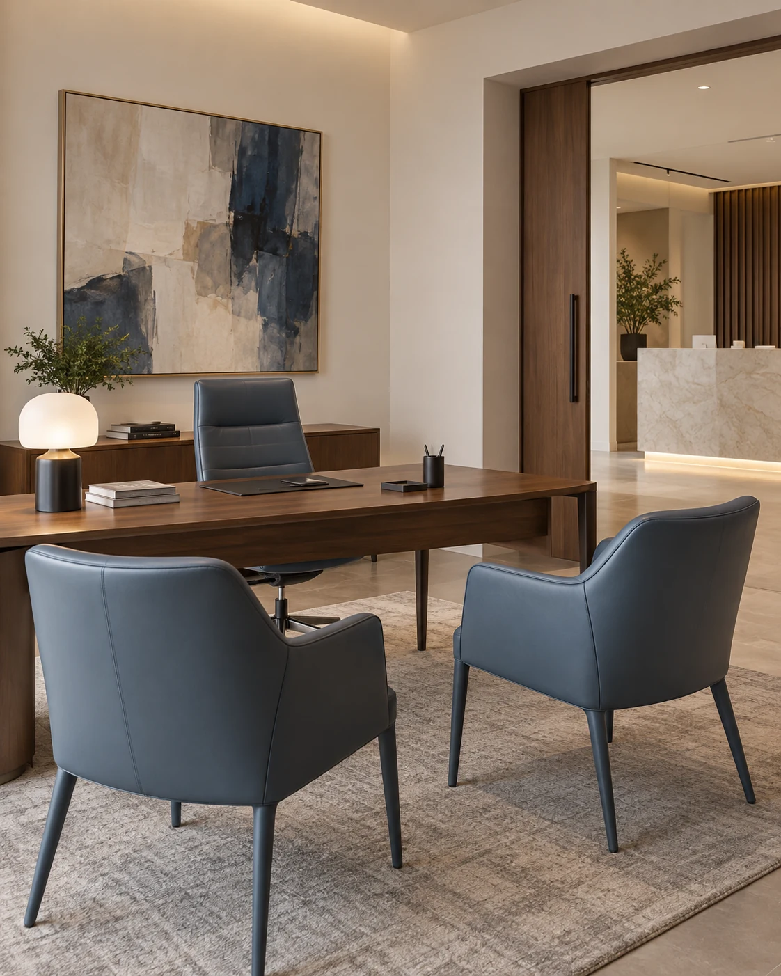 Consult room and reception detail