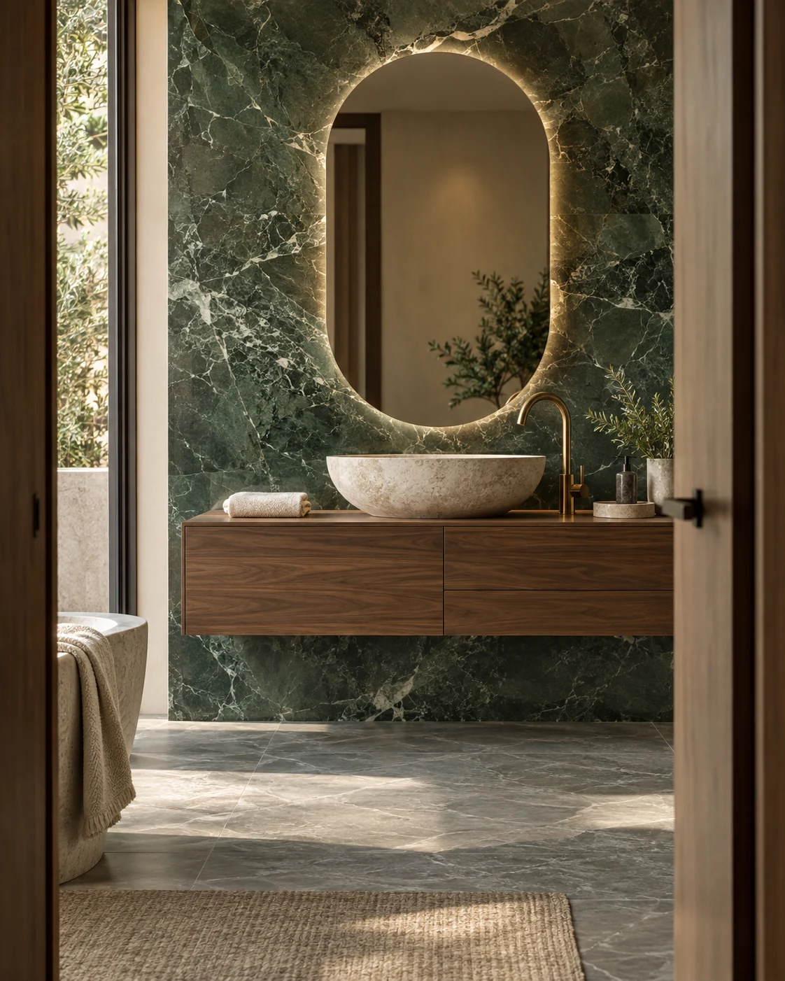 Italian bath designed and installed by Italcasa