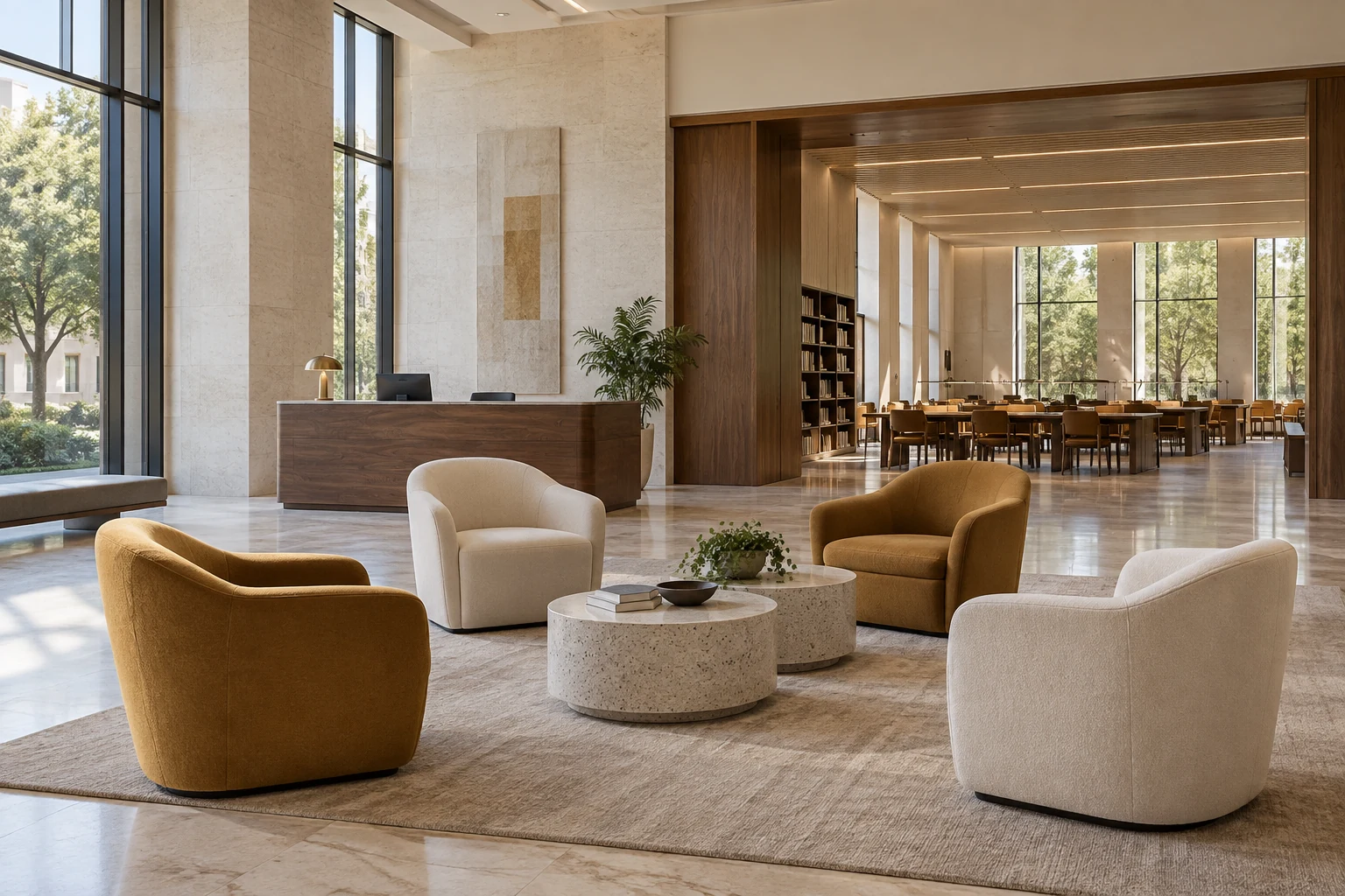 University admissions welcome centre and reading room