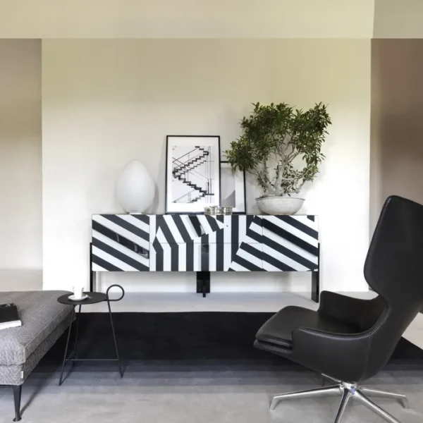 “Ziqqurat by Driade modern Italian modular shelving unit with geometric stacked cube design”