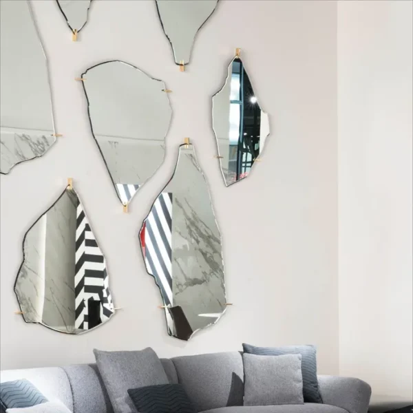 “Contemporary Archipelago bookcase by Driade featuring sculptural design and fluid geometric forms”