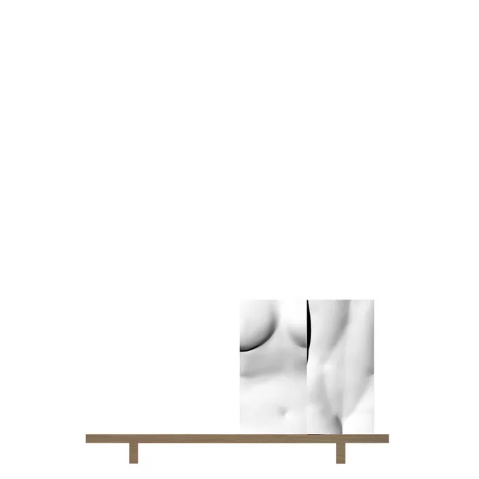 “Ercole e Afrodite by Driade modern Italian storage cabinet featuring sculptural classical figure design and artistic bas-relief details”