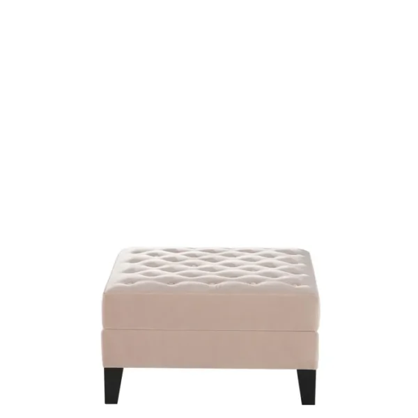 “Hall Armchair by Driade – elegant beige fabric armchair with tufted detailing and tapered wooden legs, designed by Rodolfo Dordoni, combining classic English club style with modern Italian craftsmanship.”