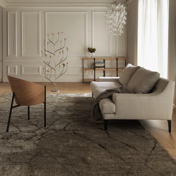 “Hanahana by Driade modern Italian designer chair with organic curved shape and contemporary style”