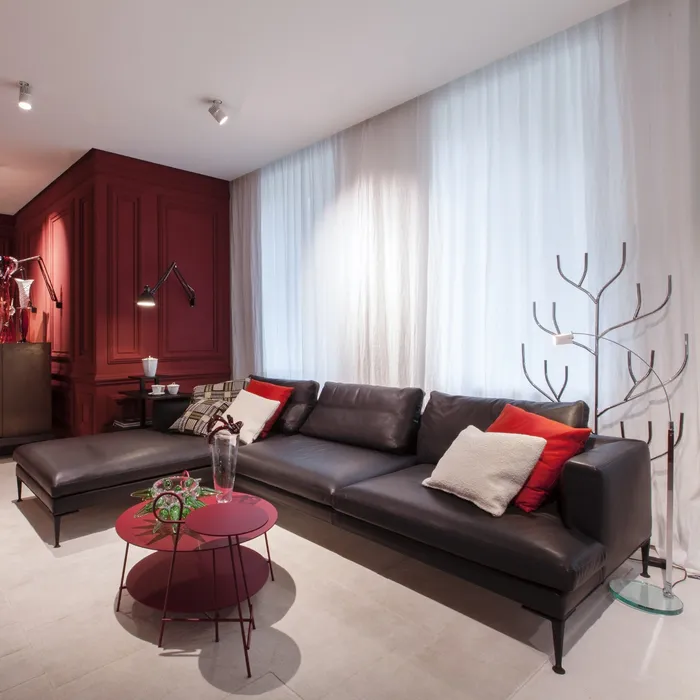 “Lirica by Driade armchair – front view showcasing clean lines and contemporary aesthetic”