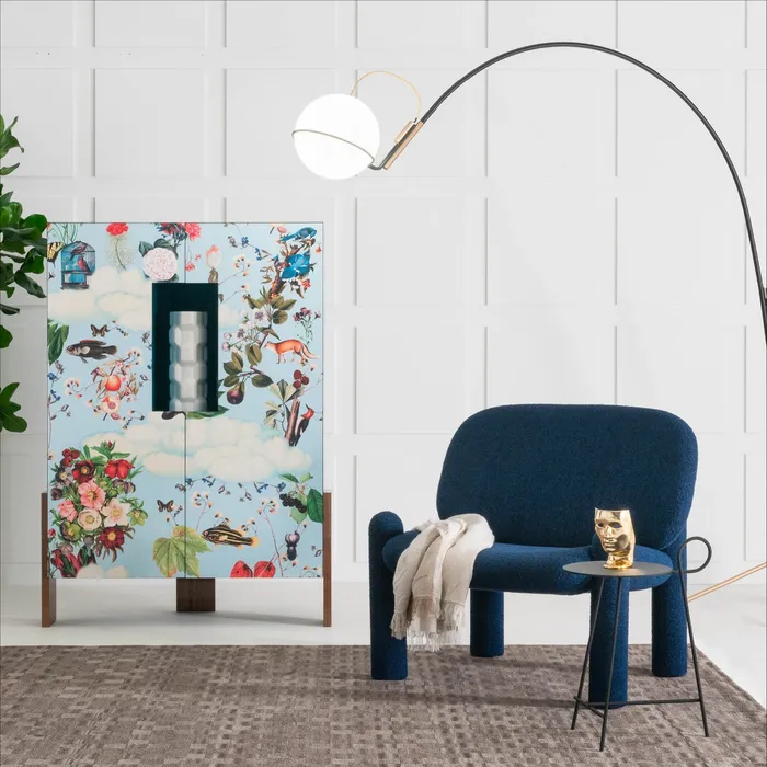 Tottori by Driade chair – sculptural seating inspired by 'My Neighbor Totoro' with soft, rounded silhouette”