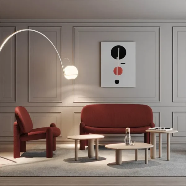 Tottori by Driade modern Italian chair - sculptural seating with soft, rounded silhouette inspired by 'My Neighbor Totoro