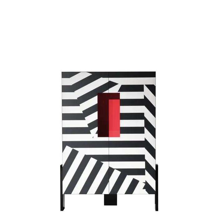 “Ziqqurat by Driade modern Italian modular shelving unit with geometric stacked cube design and minimalist style”