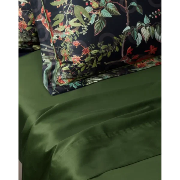 Menagerie of Extinct Animals Flat Sheet Moooi luxury designer bedding with artistic animal print for upscale bedrooms in Troy Michigan