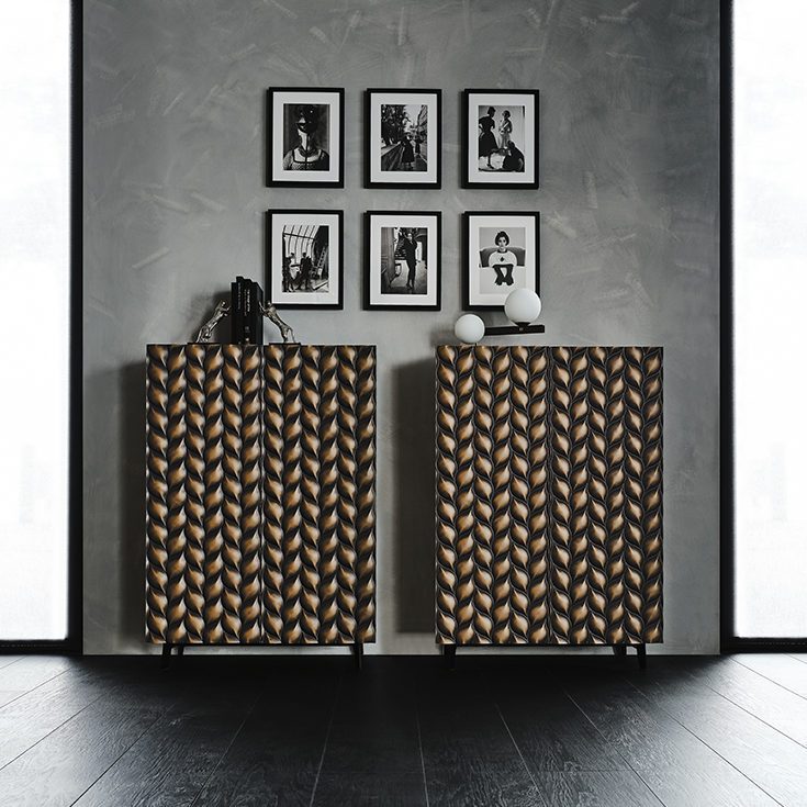 “SPIGA by Cattelan Italia – modern Italian floor sculpture with dynamic wheat-inspired design and elegant metallic finish”