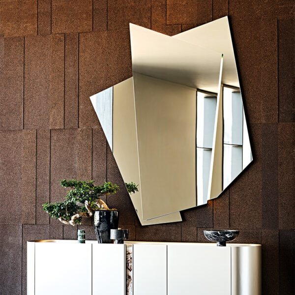 “Cattelan Italia RISIKO – designer buffet cabinet featuring geometric front panels and refined Italian craftsmanship”