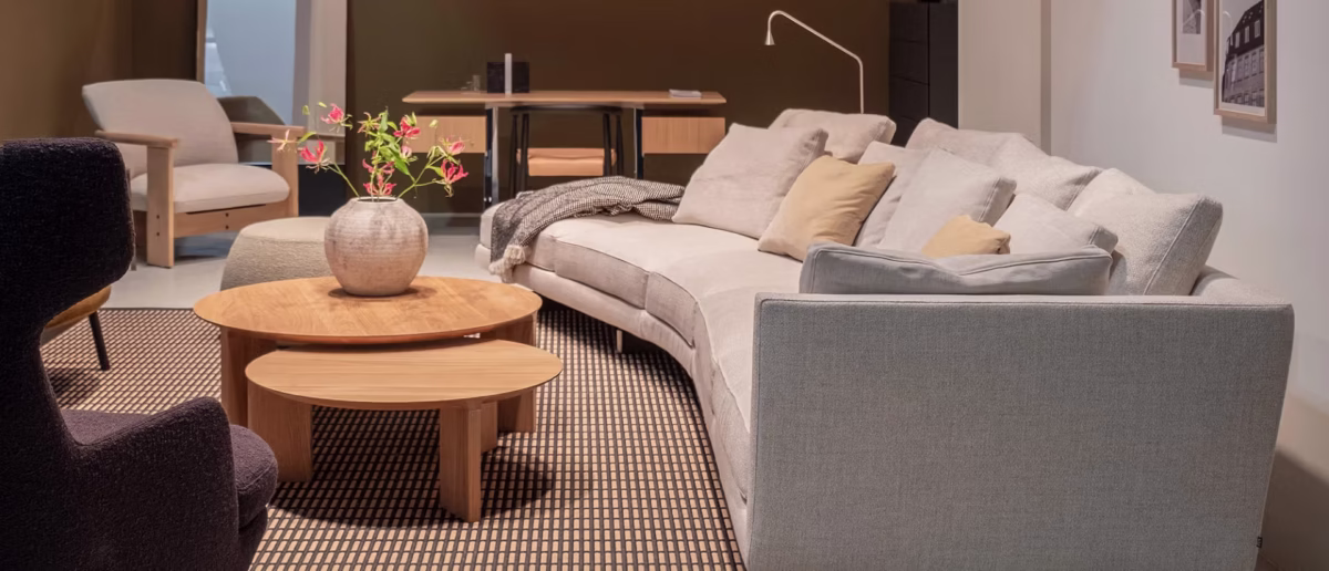 Radii Coffee Table by Bensen with a minimalist, modern design.