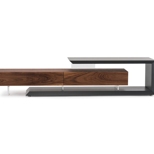 “Cattelan Italia LINK – contemporary hallway table featuring artistic metal frame and minimalist design”