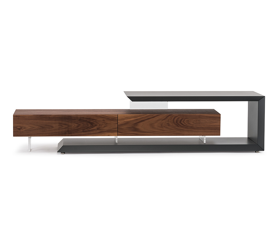 “Cattelan Italia LINK – contemporary hallway table featuring artistic metal frame and minimalist design”