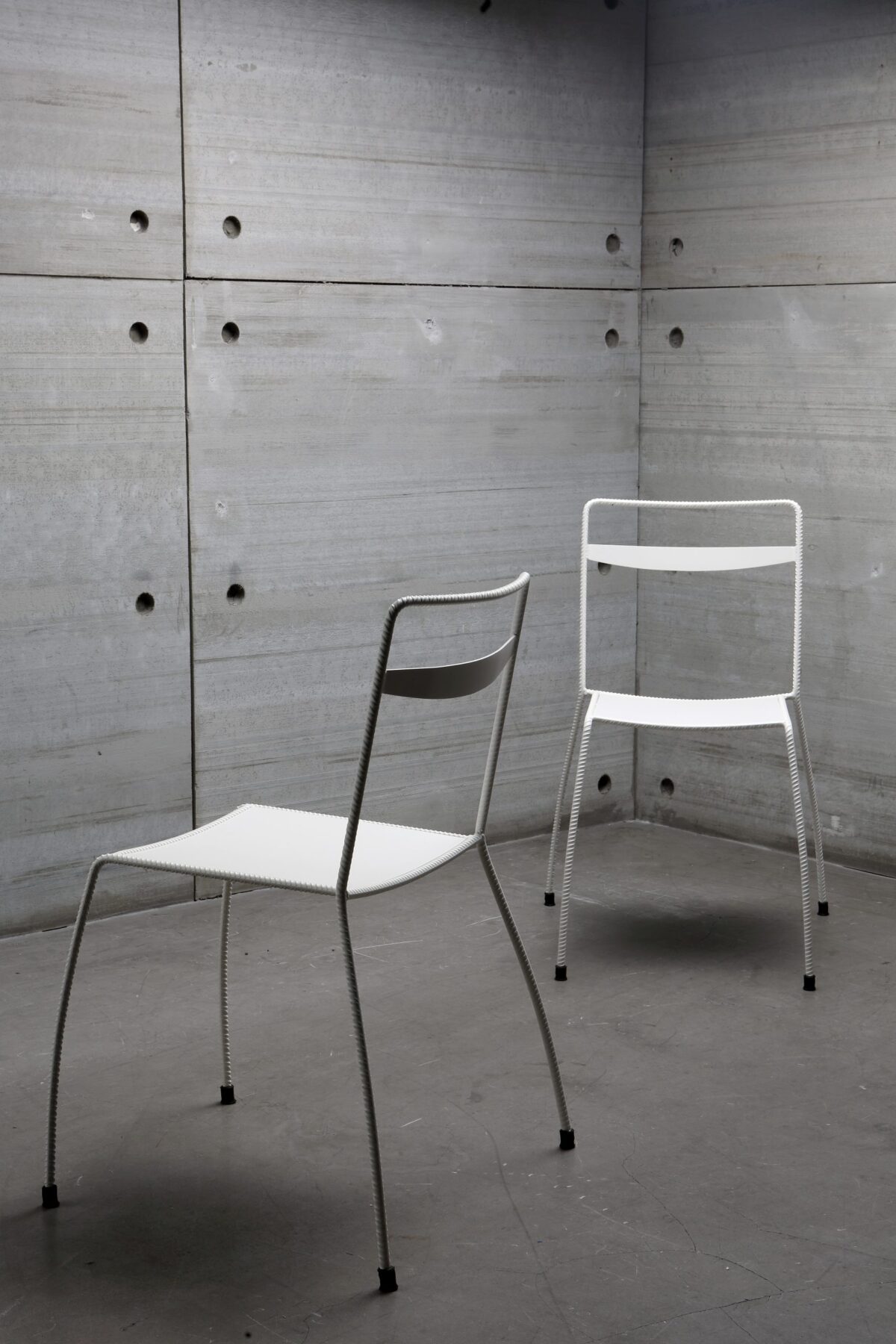Tondella Chair in metal brown finish, showcasing its industrial aesthetic and versatility in various interior designs.