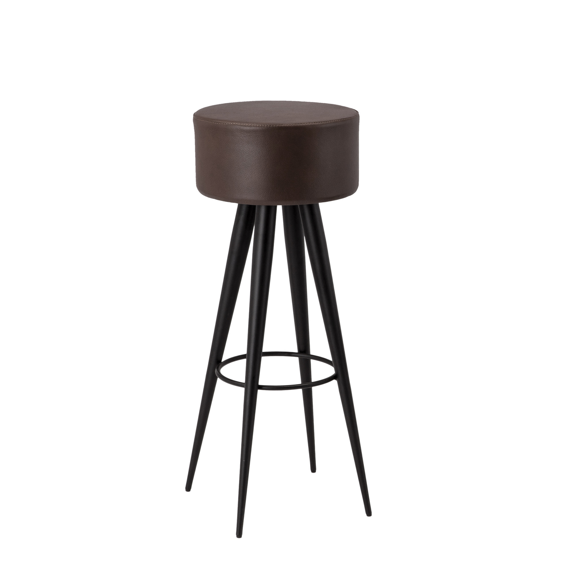 “GOLIA by Zeusnoto – a minimalist sculpture featuring bold geometric forms in matte black and gold.”