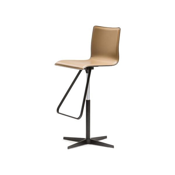 “Contemporary TOTO X stool by Cattelan Italia – designer adjustable-height stool with sleek metal frame”