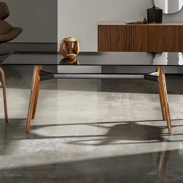 “Modern rectangular table – The New Lewood by Sovet featuring Italian craftsmanship and refined organic style”