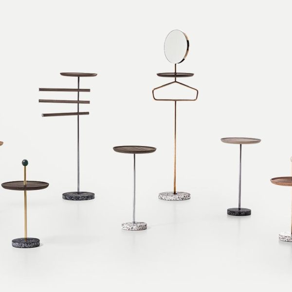 “Contralto with rods by Pianca – modern Italian console table with slim vertical rod detailing and minimalist design”