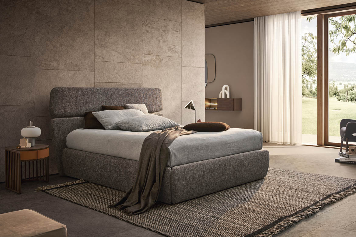 “Rialto by Pianca modern Italian sideboard – sleek minimalist design with push-to-open doors”