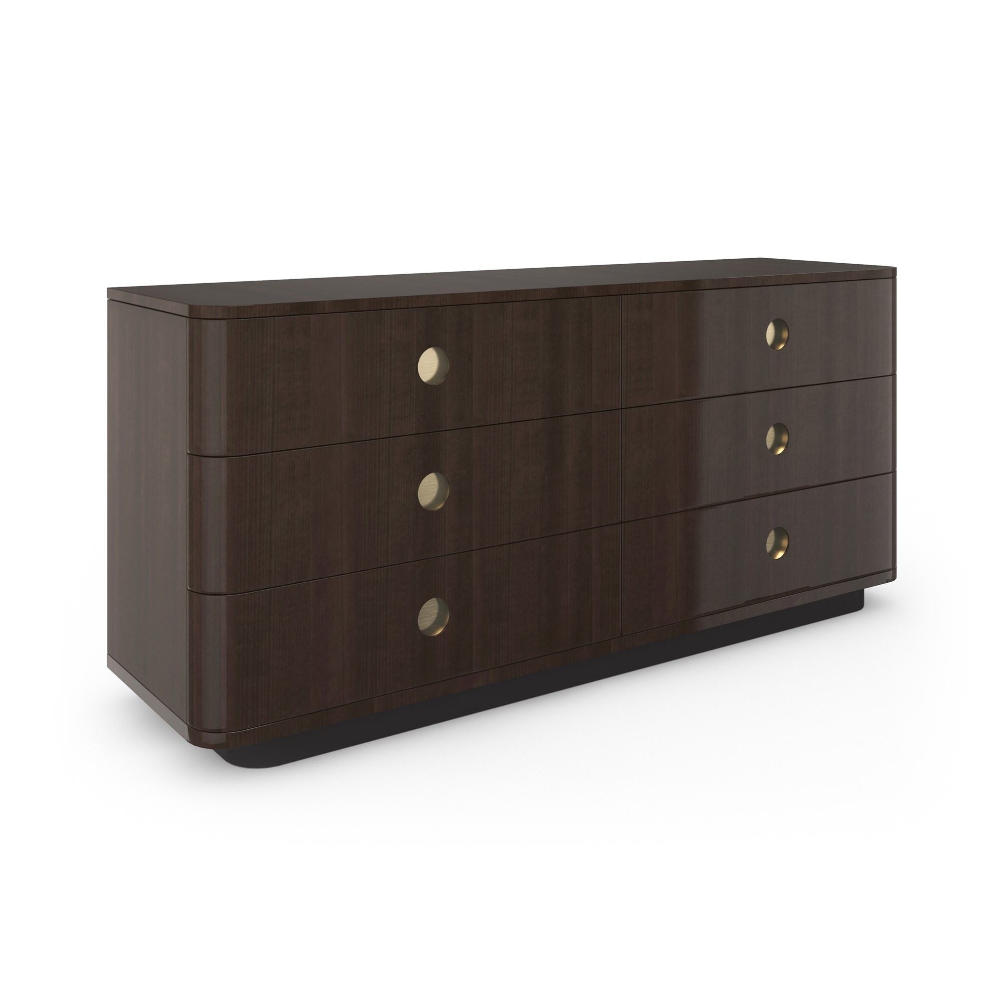 Caracole BACHELOR Dresser, featuring a compact yet functional design with multiple drawers and a sophisticated finish.
