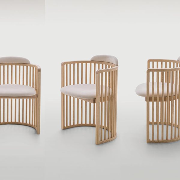 “Palù by Pianca modern Italian bedside table – vertical slatted wood design with elegant finish”