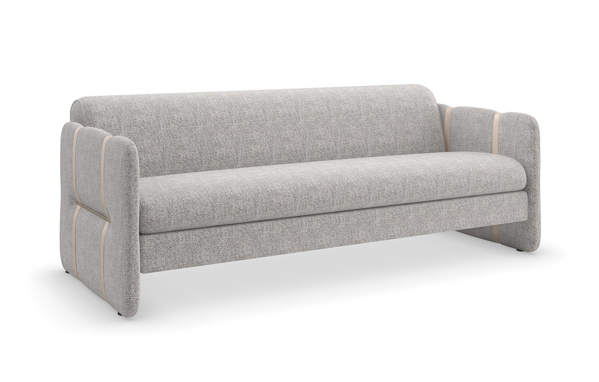 "Classic and refined Cigar Club Sofa by Caracole, featuring luxurious upholstery and sophisticated design for a distinguished and comfortable seating experience."