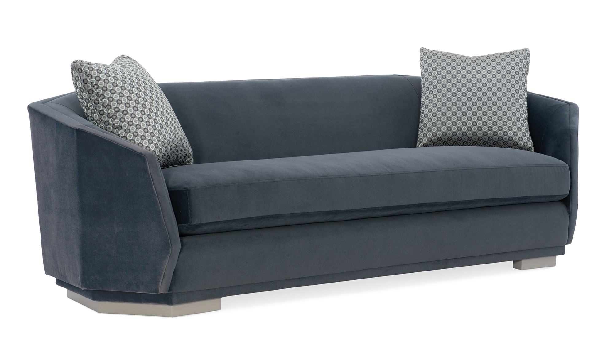 "Elegant and timeless Expressions Sofa by Caracole, featuring refined upholstery and a modern design that enhances any living room with comfort and style."