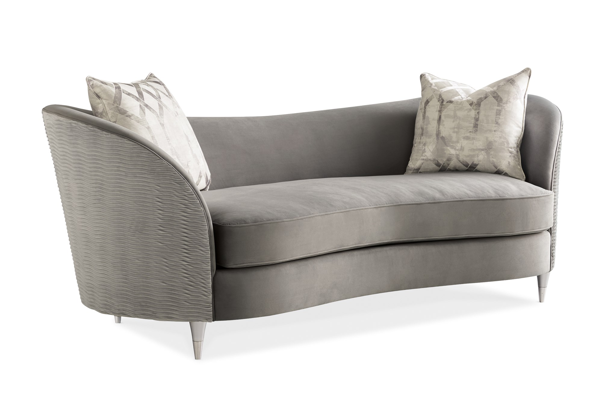 "Chic and elegant FARRAH collection by Caracole, featuring sophisticated designs and luxurious finishes for a modern, upscale living space."