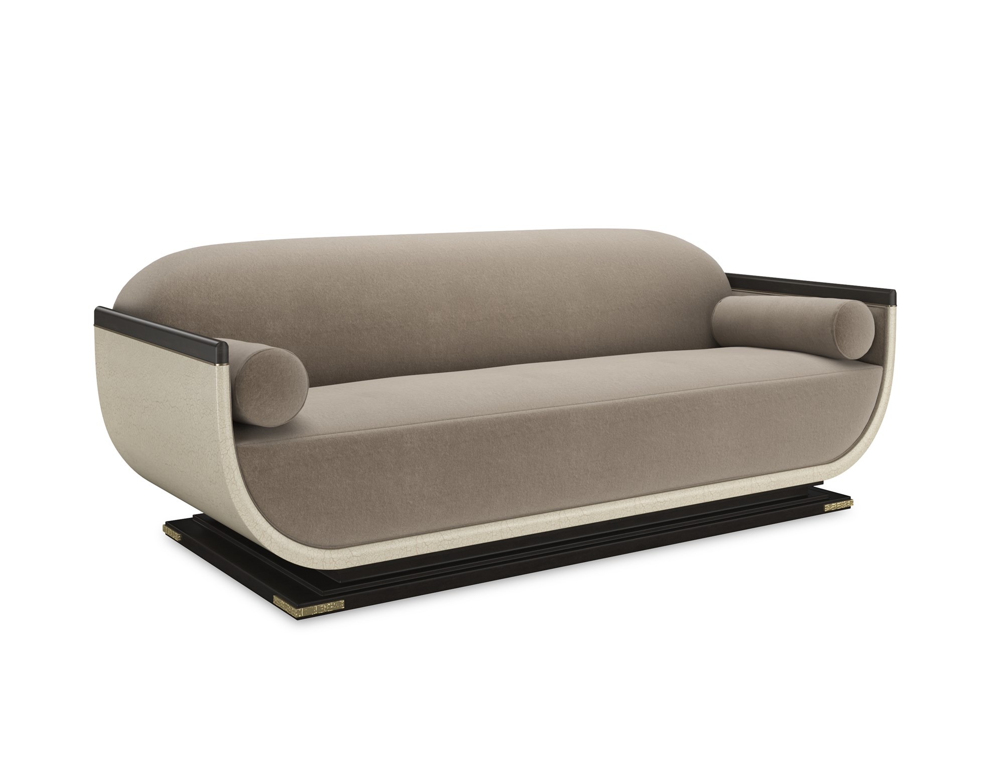 "Elegant Helena Sofa by Caracole, featuring refined lines, plush upholstery, and a modern design that adds sophistication and comfort to any room."