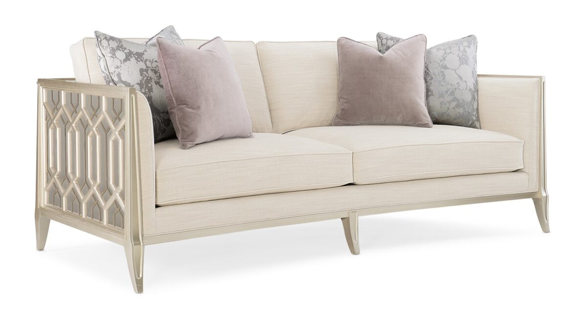"Stylish and contemporary Just Duet collection by Caracole, featuring a harmonious blend of sleek design and plush comfort for an elegant living space."