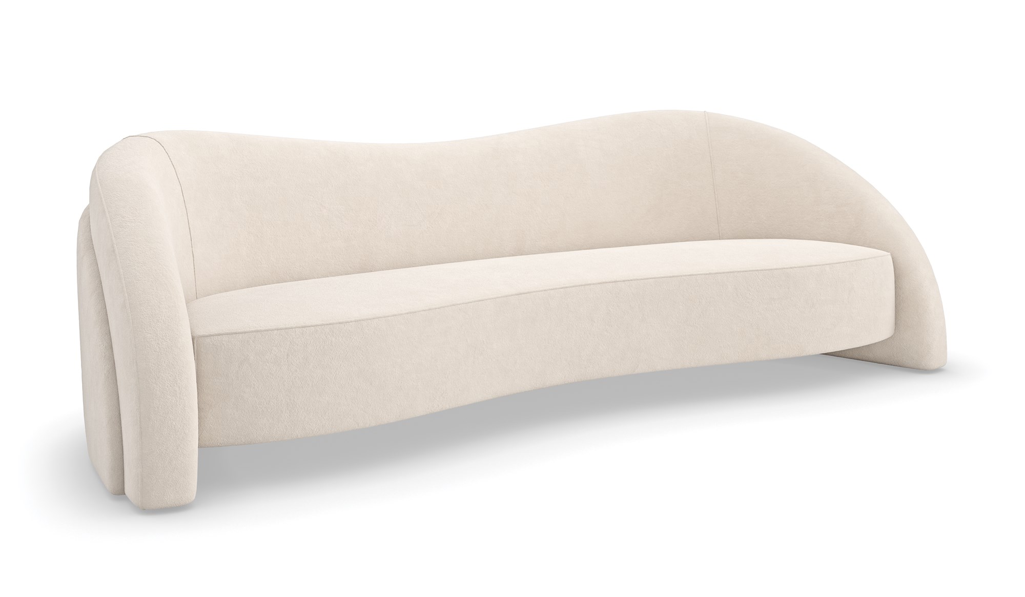 "Elegant and dynamic Movement Sofa by Caracole, featuring a modern design with plush cushions and sleek lines to elevate the style and comfort of any space."