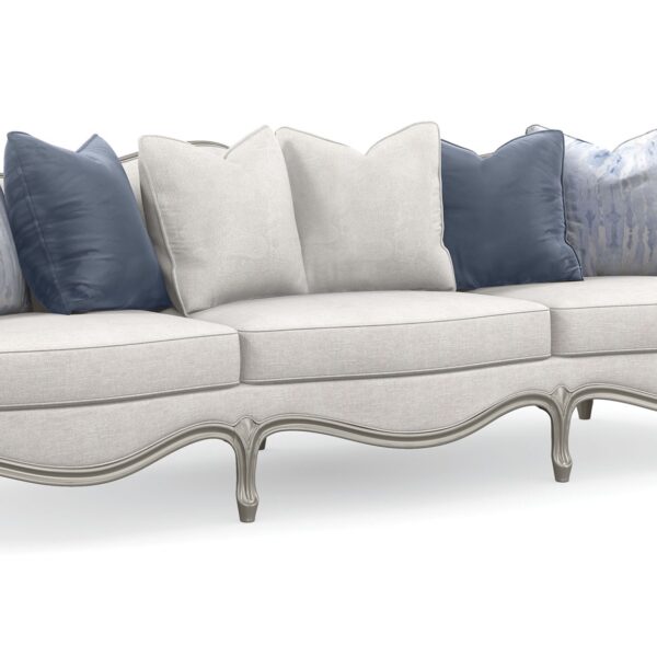 "Inviting and elegant Special Invitation Sofa by Caracole, offering luxurious upholstery and a refined design that adds sophistication and comfort to any living room."