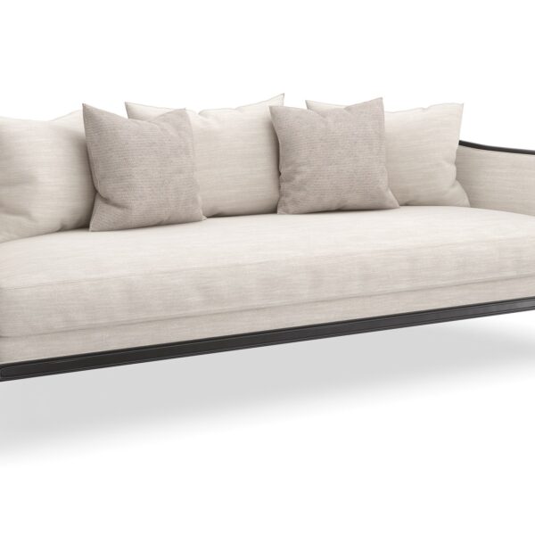 "Chic and bold Splash of Flash Sofa by Caracole, featuring eye-catching design elements and luxurious upholstery to make a stylish statement in any modern space."