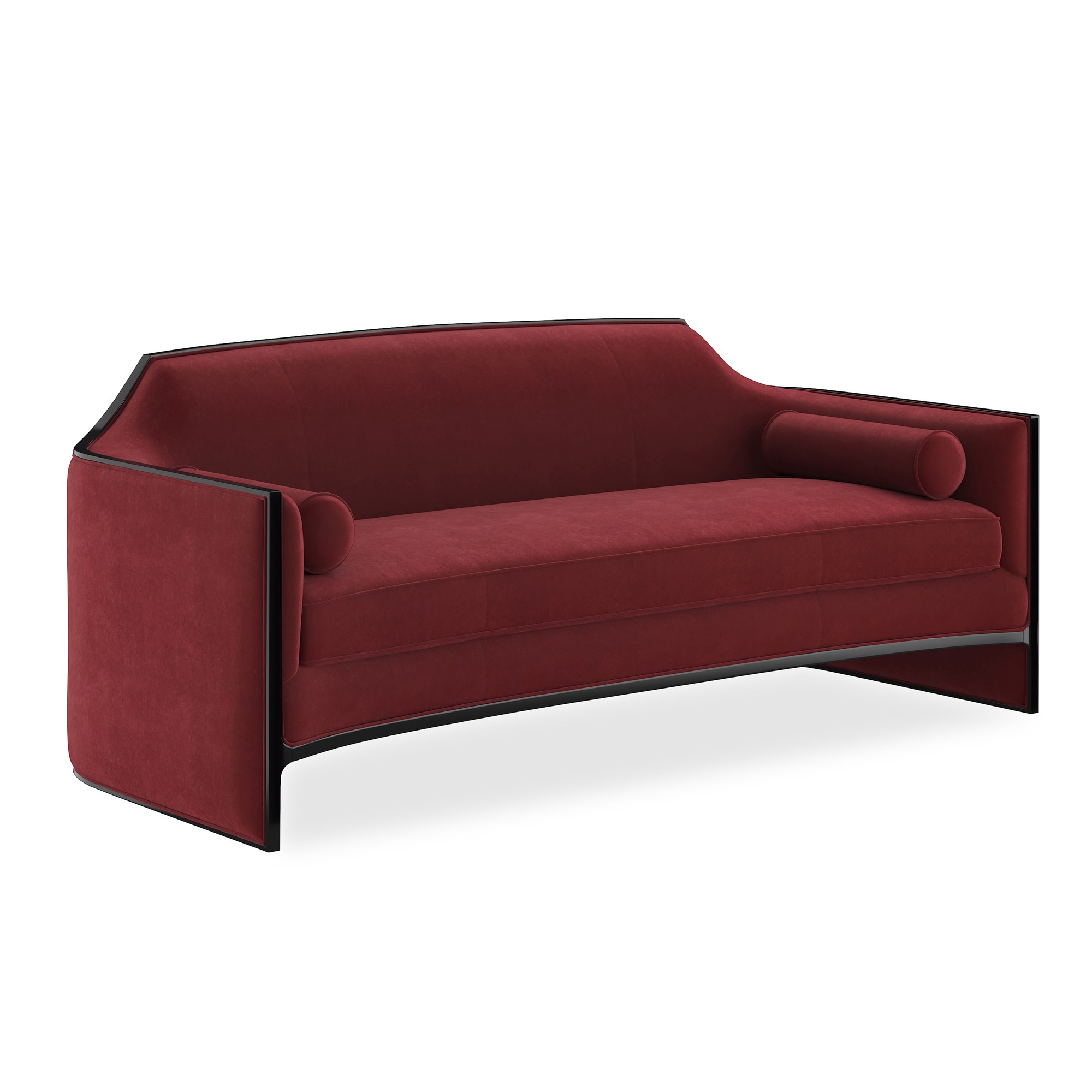 "Elegant and playful, The Cat's Meow Sofa by Caracole, featuring luxurious upholstery and a chic design that brings comfort and sophistication to any space."