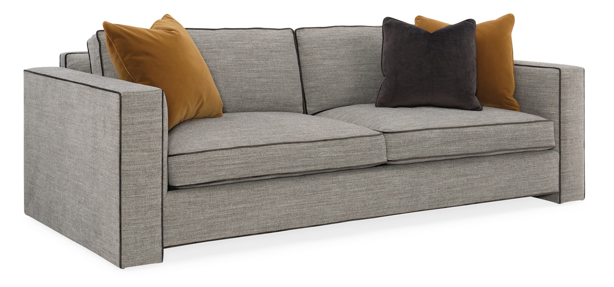 "Chic and stylish Welt Played collection by Caracole, featuring unique welt detailing and modern design for an elegant and contemporary living space."