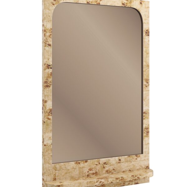 "Elegant and glamorous Burlesque Mirror by Caracole, featuring a striking design with luxurious detailing that adds a touch of sophistication to any room."
