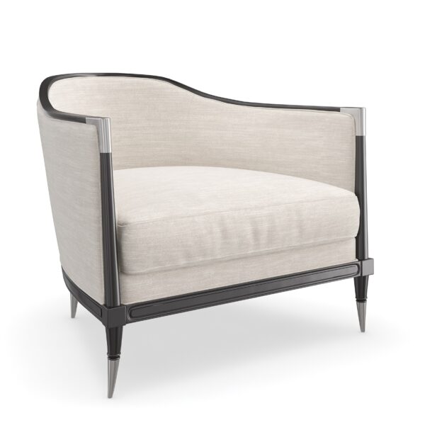 "Chic and bold Splash of Flash Chair by Caracole, featuring a striking design with luxurious upholstery and modern details that make a sophisticated statement in any space."