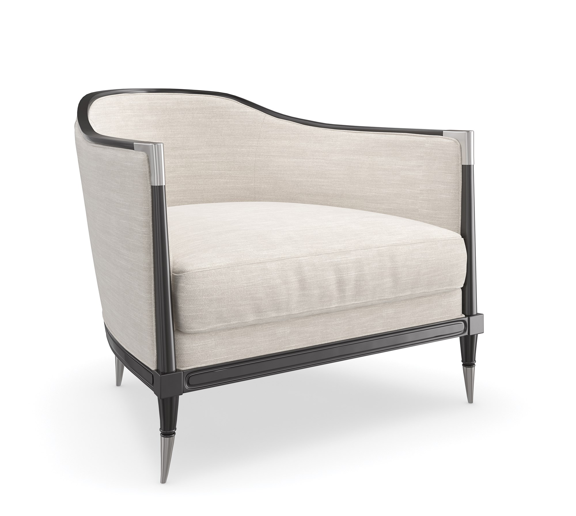 "Chic and bold Splash of Flash Chair by Caracole, featuring a striking design with luxurious upholstery and modern details that make a sophisticated statement in any space."