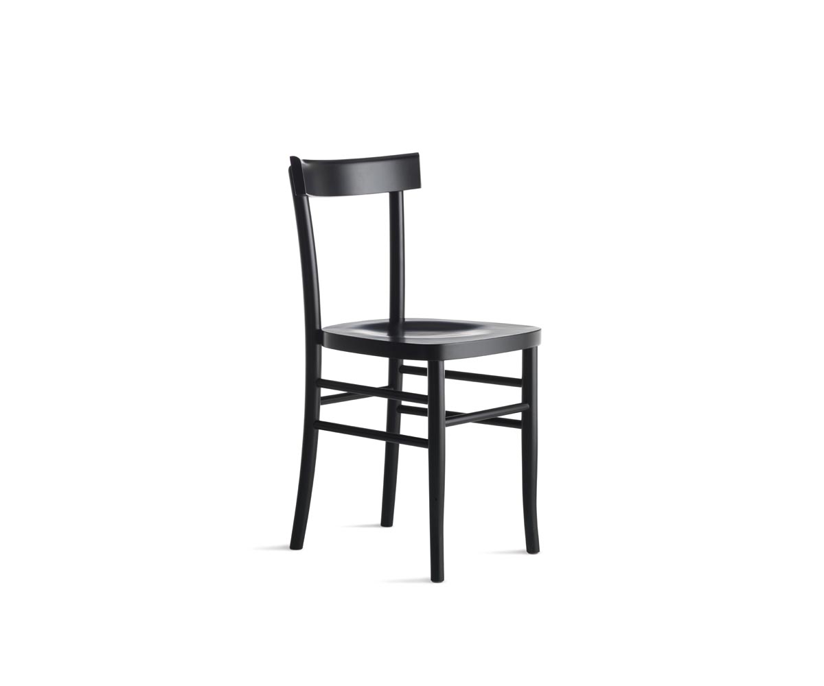 "Cherish Chair by Casamania, designed by StH, featuring a minimalist solid beech wood frame with a plywood seat, available in various lacquered finishes."