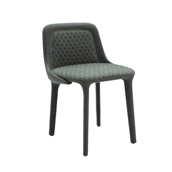 Lepel Quilted Chair by Casamania & Horm – Sculptural Upholstered Seating Designed by Luca Nichetto