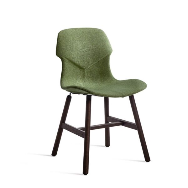 Stereo Wood Totally Upholstered Chair by Casamania & Horm – Modern Design with Natural Oak Legs