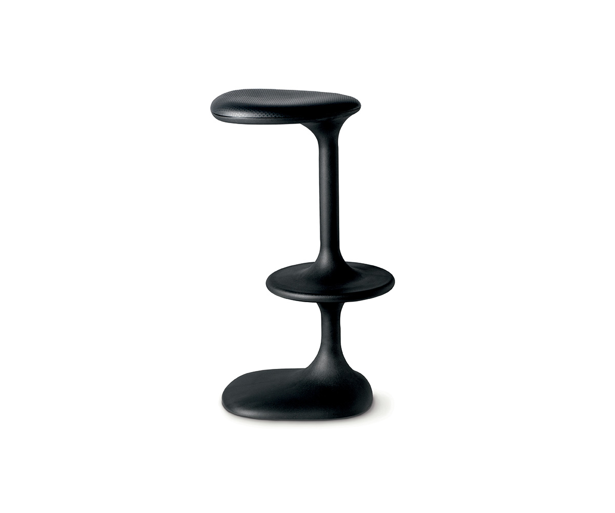 "Kant Stool by Casamania & Horm – Designed by Karim Rashid, featuring a cantilevered design crafted from recyclable reinforced polypropylene, with a carrying capacity of up to 200 kg (440 lbs). Suitable for both indoor and outdoor use in domestic and contract environments."