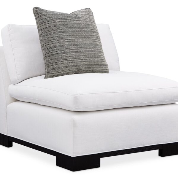 Add a touch of elegance with the Refresh Armless Chair by Caracole, blending sleek design and refined comfort for any modern setting.