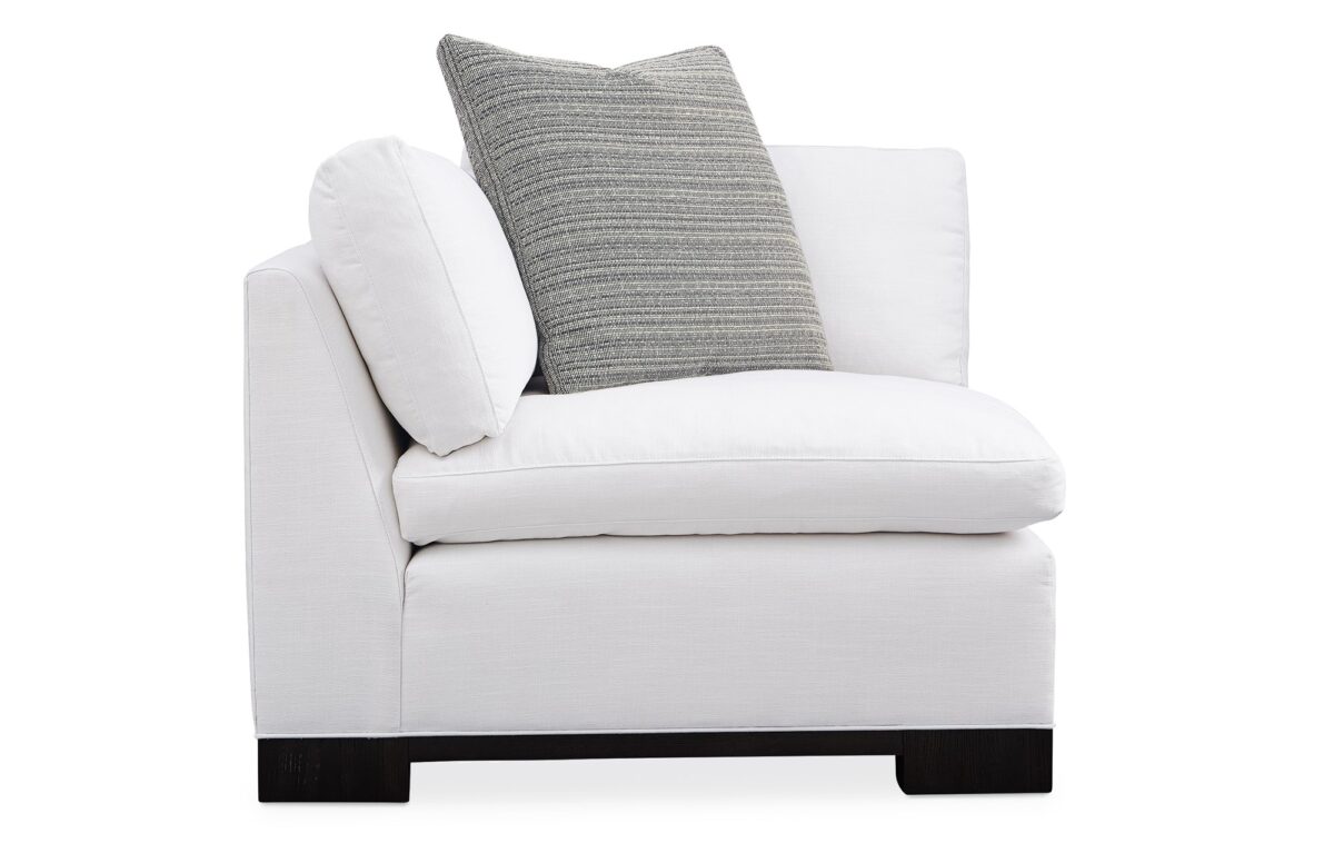 Elevate your living space with the Refresh Corner by Caracole, a sophisticated piece designed for ultimate comfort and modern elegance.
