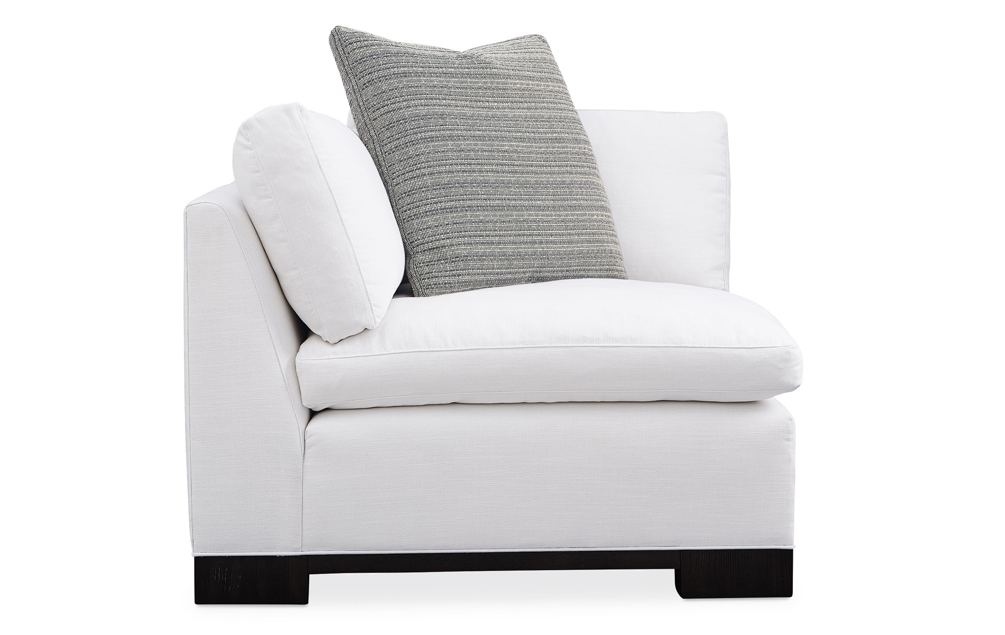 Elevate your living space with the Refresh Corner by Caracole, a sophisticated piece designed for ultimate comfort and modern elegance.