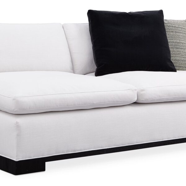 Refresh Right Arm Loveseat by Caracole, where contemporary design meets luxurious comfort for a sophisticated living experience.