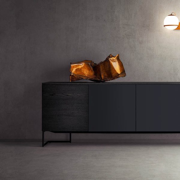 “Grafica by Pianca modern Italian sideboard – bold geometric pattern on cabinet fronts”