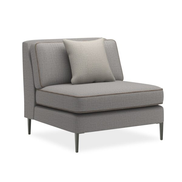 Elevate your space with the Remix Armless Chair by Caracole, offering sleek lines and refined style for a chic, contemporary look.