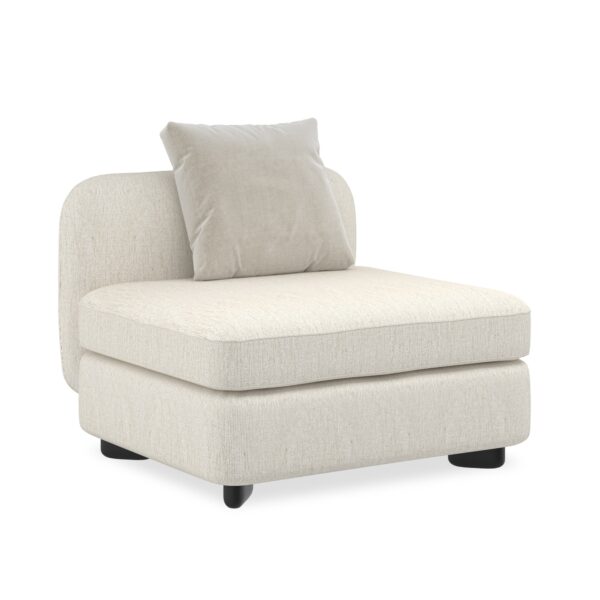 Lumi Armless Chair by Caracole – Sleek and contemporary chair for stylish spaces.